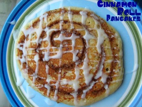 Cinnamon Roll Pancakes