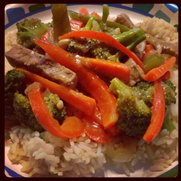 Vegetable and Beef Stirfry