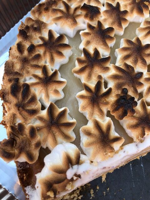 Key lemon pie with Meringue