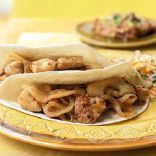 Spicy Apple-Chicken Soft Tacos