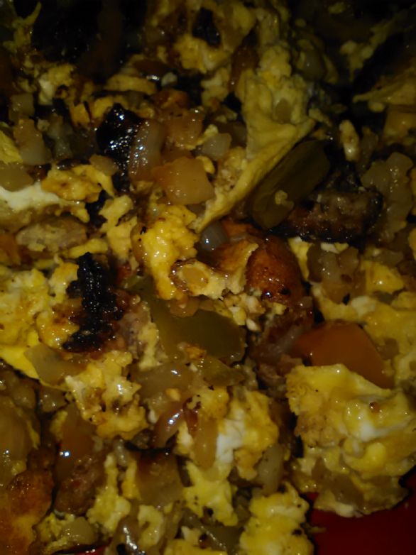 Sausage Serrano Scramble