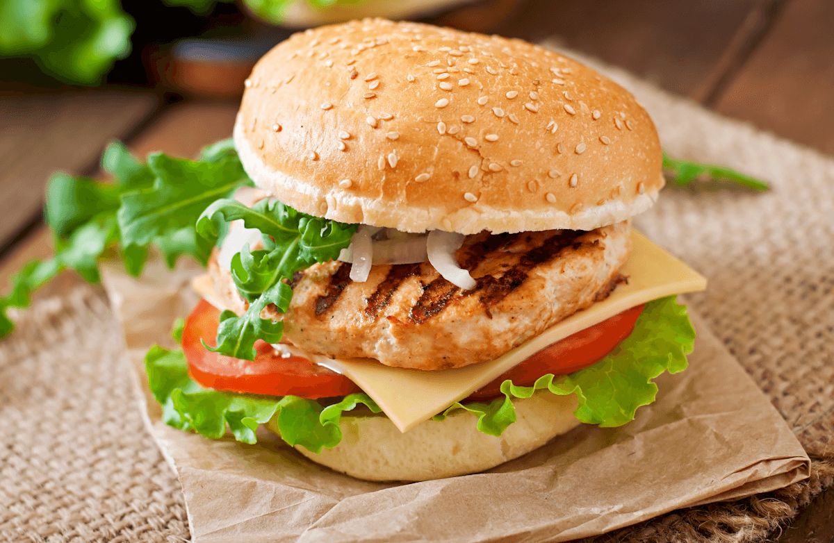 Feta Chicken Burgers