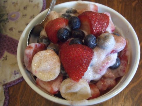 Strawberry Blueberry Banana Salad