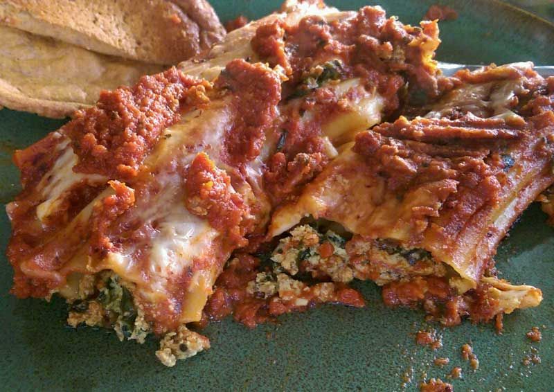 RAAs Turkey and Spinach Manicotti