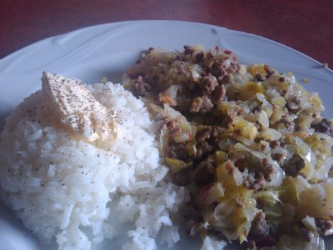 Simple Cabbage Beef Dinner