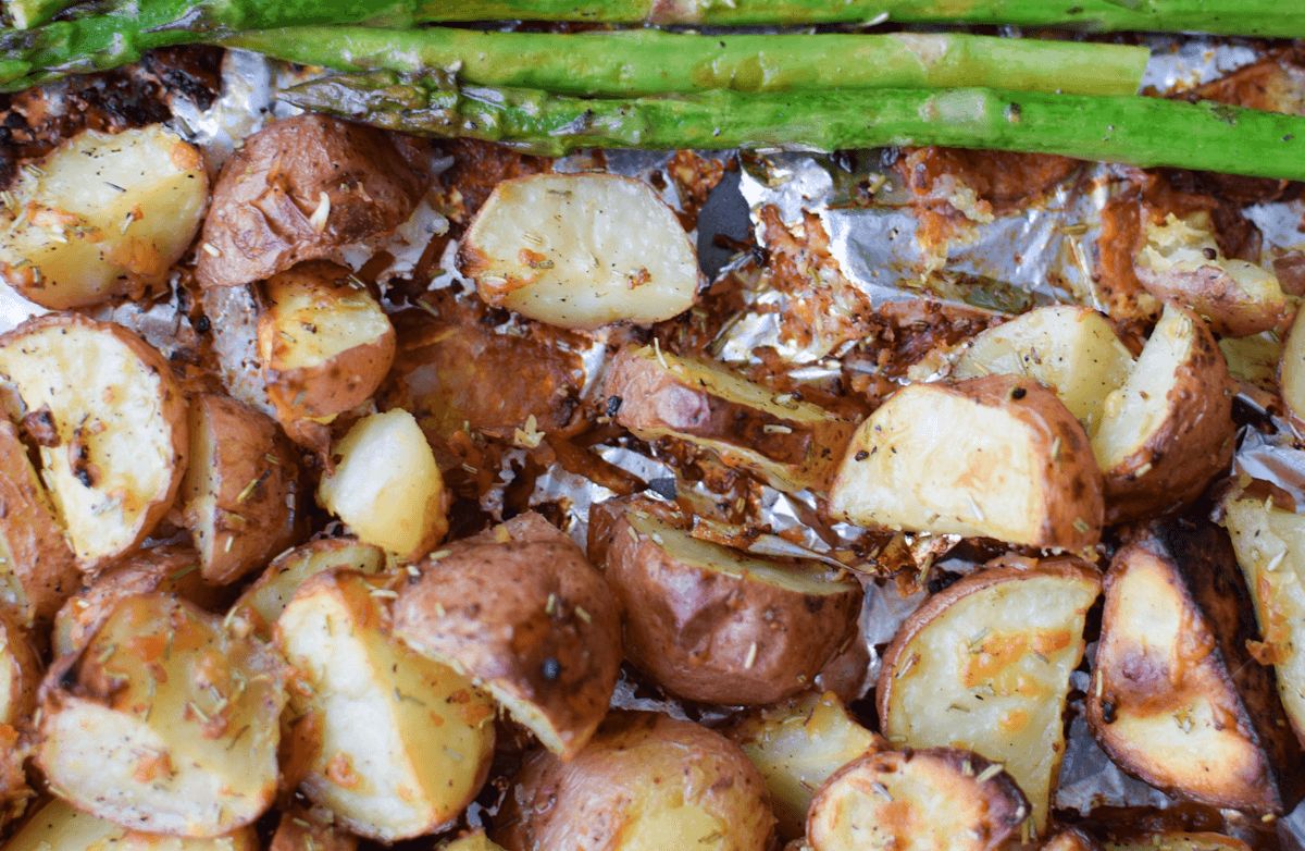 Parmesan-Roasted Baby Red Potatoes