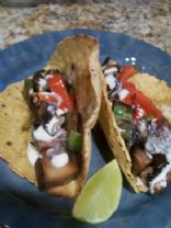Chili and Portobello Mushroom Tacos