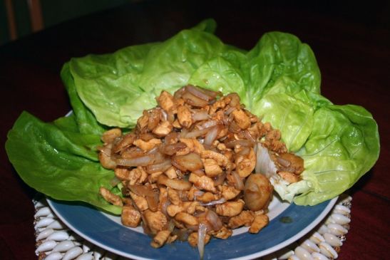 Chicken Lettuce Wraps (Dukan and Low Carb Friendly)
