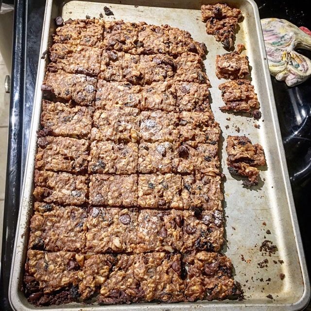 Oatmeal Cookies with Walnuts and Chocolate Chips