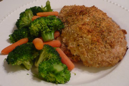Chicken Breasts, Breaded and Baked