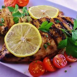 Grilled Chicken w/ Lemon and Oregano