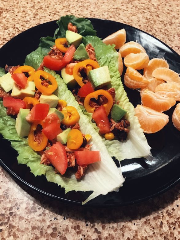 Crockpot Chicken Lettuce