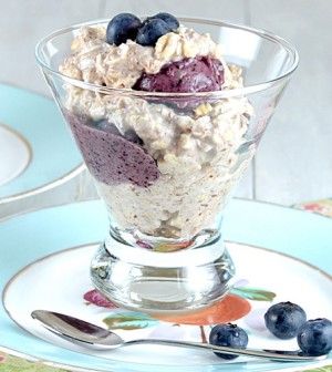 Blueberry Banana Oatmeal Sundaes