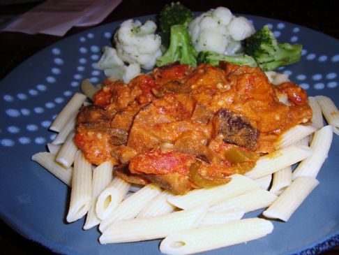 Eggplant Paprikash