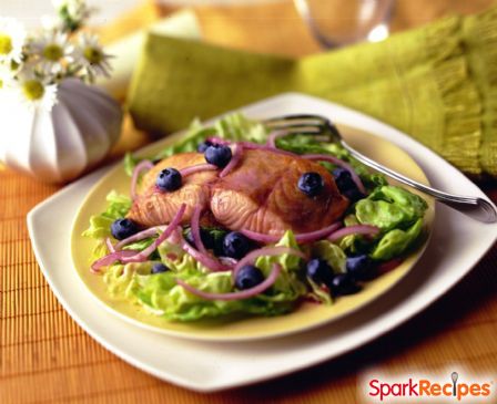 Blueberry Salmon and Rice