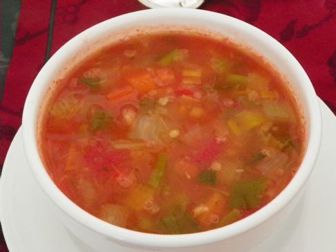 Vegetable Soup - low sugar, anti-inflammatory