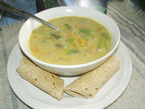 Rhea's Fat-Reduced Asparagus Soup