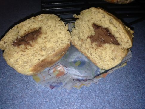 PB2 chocolate surprise muffins
