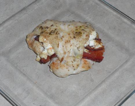 Feta and Bacon stuffed Chicken Breast