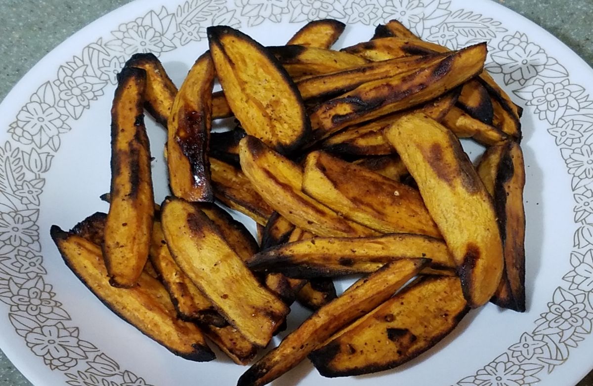 Sweet and Spicy Potato Oven Fries