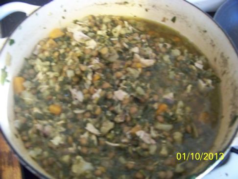 leamanach lentil chicken stew