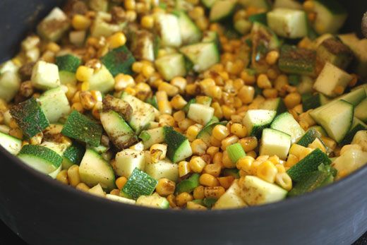 Corn and Zucchini Salad