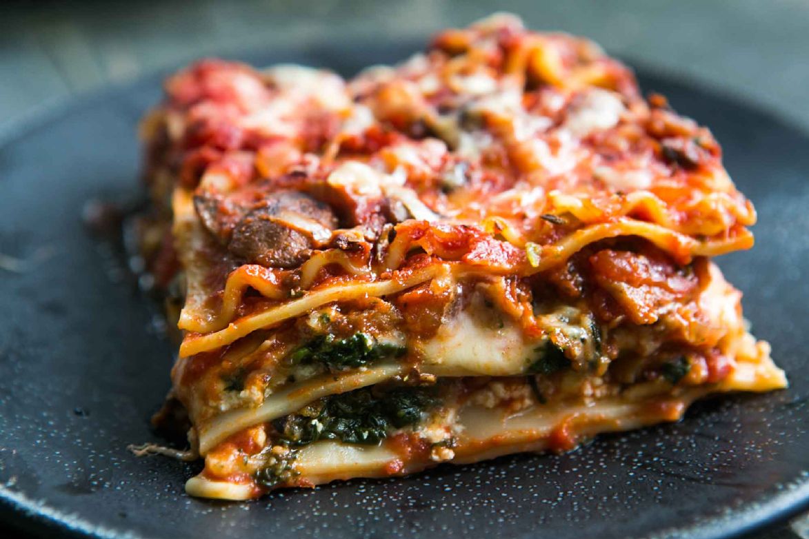 Garden Vegetable (and Meat Flavored) Lasagna