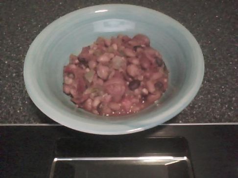 Bean and Tomato Chili, no meat